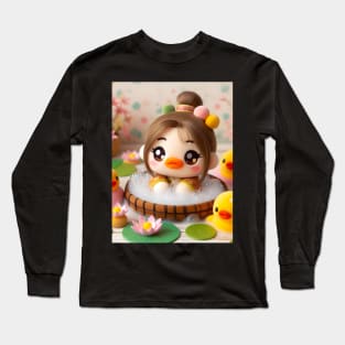 Discover Adorable Baby Cartoon Designs for Your Little Ones - Cute, Tender, and Playful Infant Illustrations! Long Sleeve T-Shirt